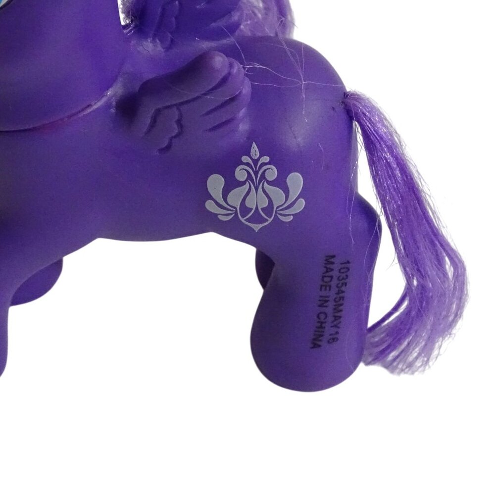 Purple Pegasus Unicorn Pony Toy Figure Purple Mane Tail Collectible 4 inch - Picture 2 of 6
